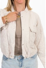 21Jewelz Jasje met stiksels - beige