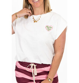 21Jewelz T-shirt matcha - wit