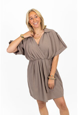 21Jewelz Basic jurkje - taupe