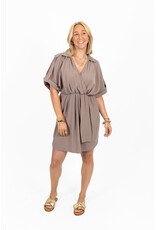 21Jewelz Basic jurkje - taupe