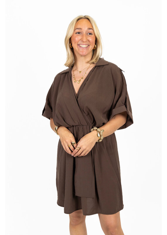21Jewelz Basic jurkje - bruin