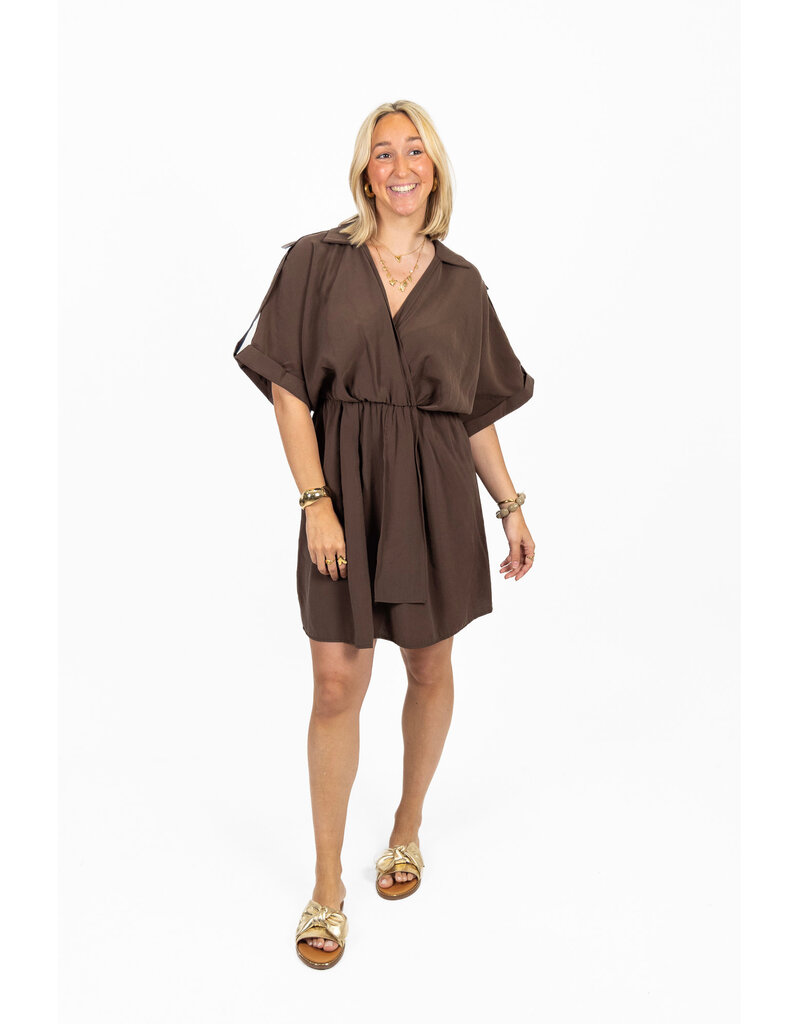 21Jewelz Basic jurkje - bruin