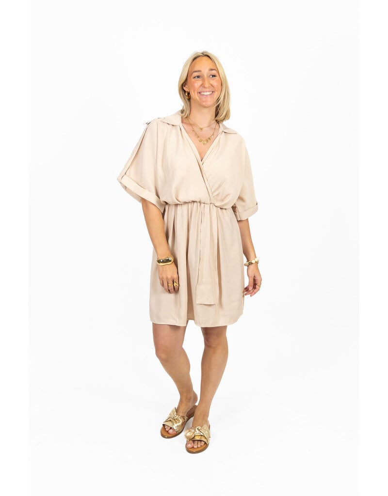 21Jewelz Basic jurkje - beige