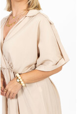 21Jewelz Basic jurkje - beige