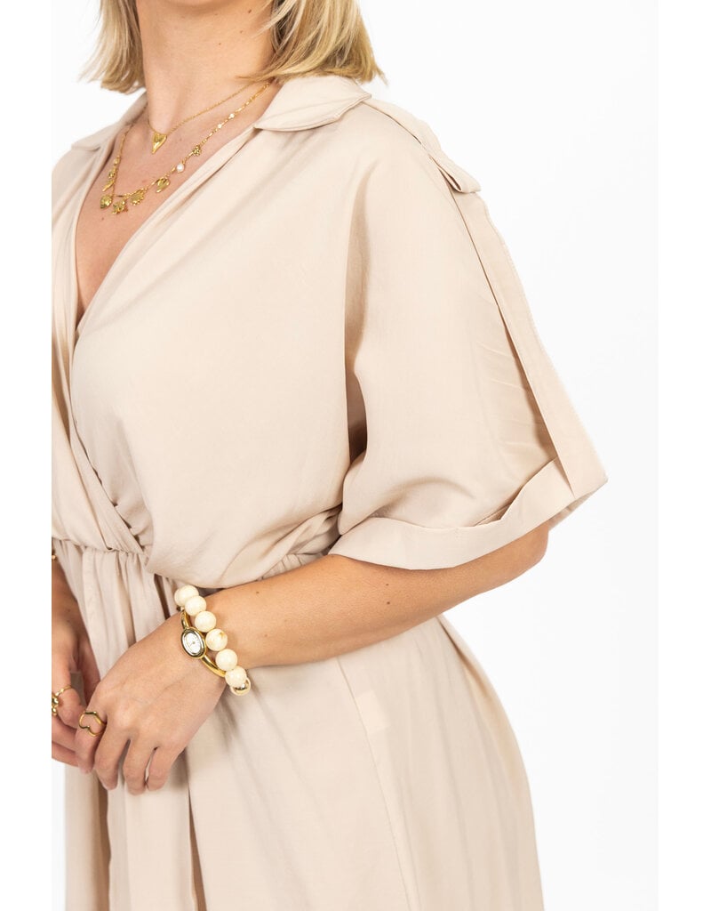 21Jewelz Basic jurkje - beige