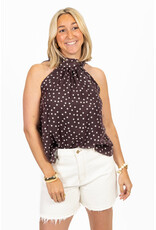 21Jewelz Stippen top - bruin