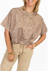 21Jewelz Cropped shirt met panterprint