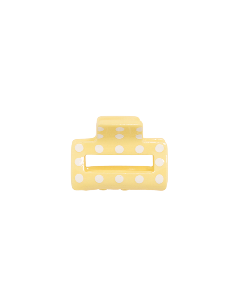 21Jewelz Mini haarklem polkadot - geel