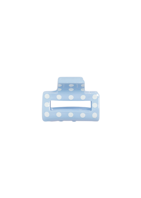21Jewelz Mini haarklem polkadot - lichtblauw