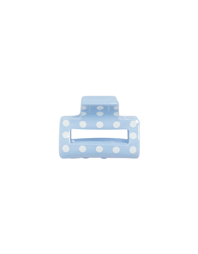 21Jewelz Mini haarklem polkadot - lichtblauw