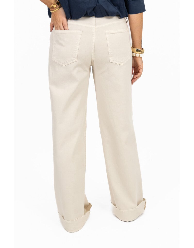 21Jewelz Extra tall wide leg jeans - beige
