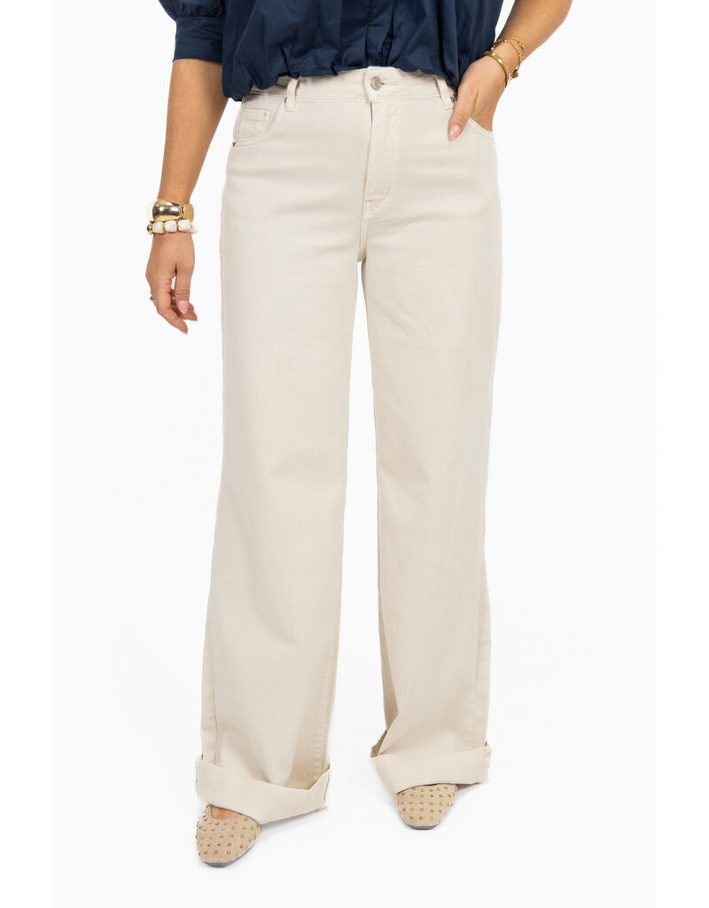 21Jewelz Extra tall wide leg jeans - beige