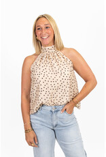 21Jewelz Stippen top - beige
