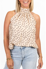 21Jewelz Stippen top - beige