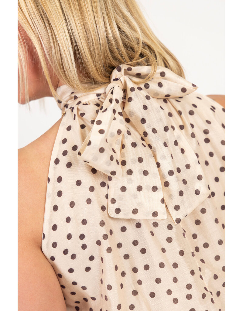 21Jewelz Stippen top - beige