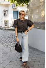 21Jewelz Pofmouw top - bruin