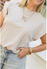 21Jewelz Salut t-shirt - beige