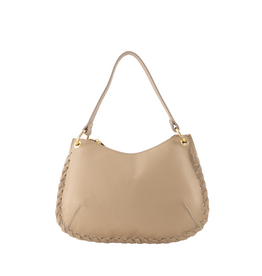 21Jewelz Handtas met gevlochten details - taupe