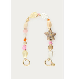 My Jewellery My Jewellery | Telefoonkoord met kralen en zeester - multicolor
