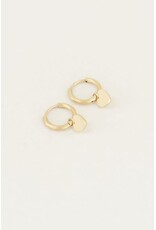 My Jewellery My Jewellery - Oorringen met hartje - goud