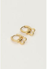My Jewellery My Jewellery - Oorringen met kleine klaver - goud