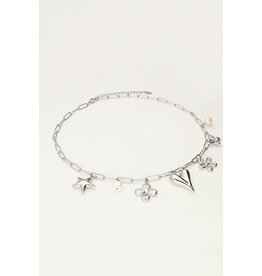 My Jewellery My Jewellery | Schakelketting met multi bedels - zilver