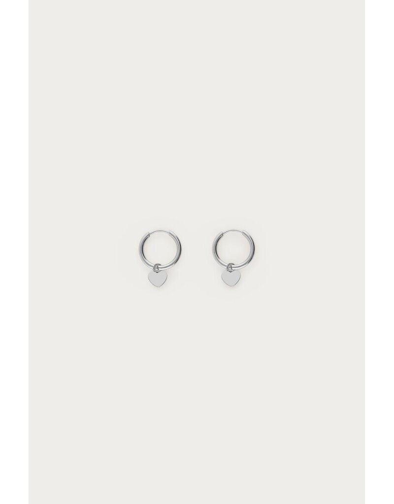 My Jewellery My Jewellery | Oorringen met klein hartje - zilver