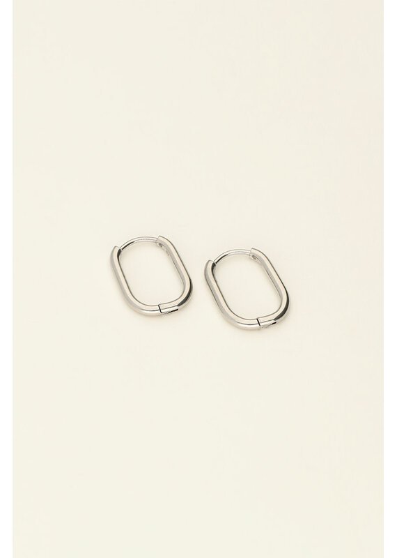 My Jewellery My Jewellery | Ovale oorbellen basic - zilver