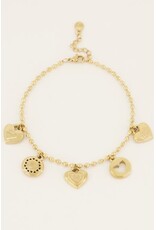 My Jewellery My Jewellery | Candy armband met bedels - goud