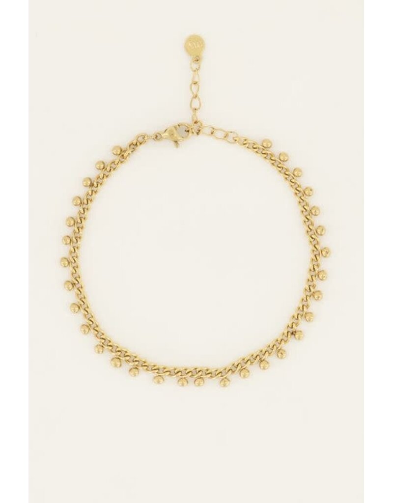 My Jewellery My Jewellery | Schakelarmband met bolletjes - goud