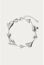 My Jewellery My Jewellery | Armband met kleine en grote hartjes - zilver