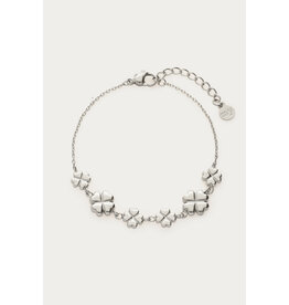 My Jewellery My Jewellery | Minimalistische armband met zes klavers - goud
