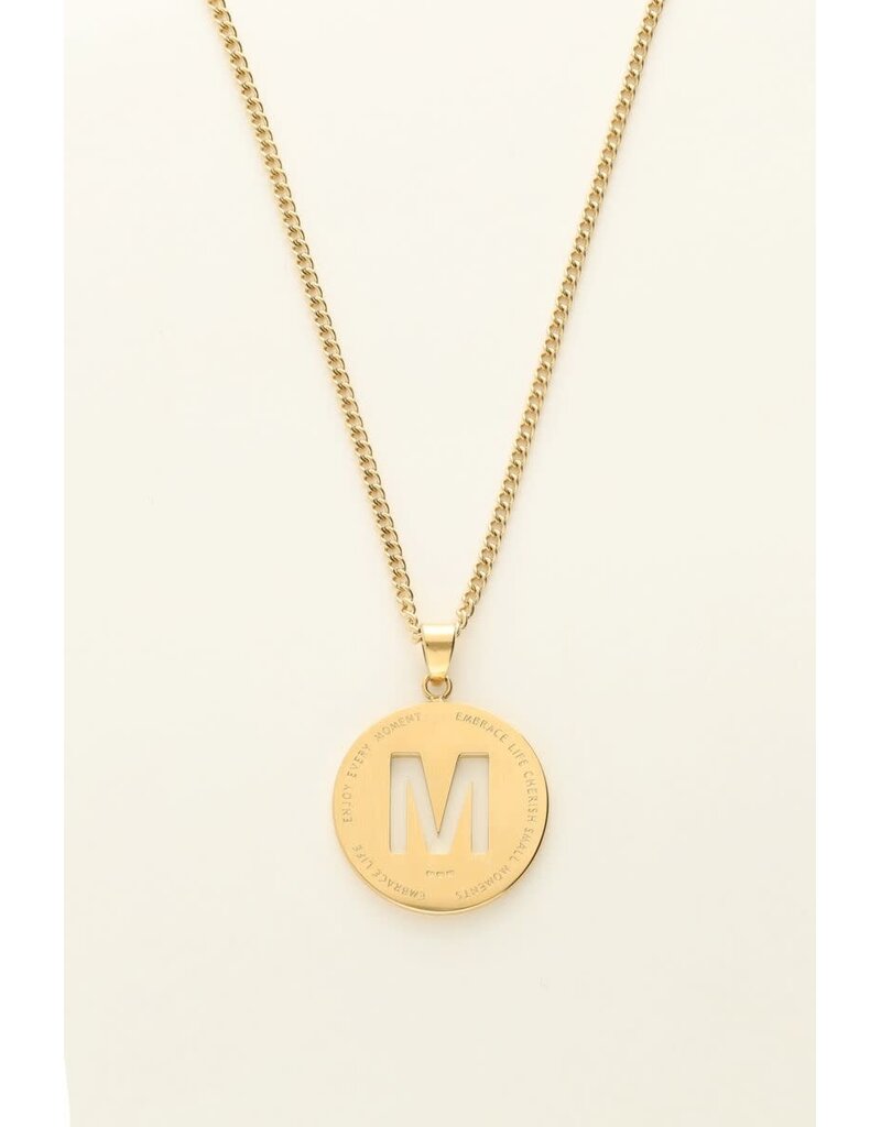 My Jewellery My Jewellery - Ketting met open initial - goud