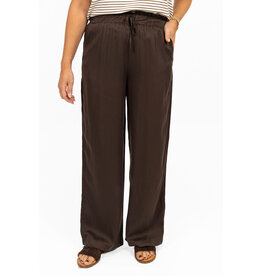 21Jewelz Losvallende pantalon met koordje - bruin