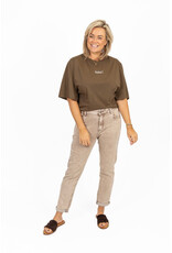21Jewelz Washed mom jeans - beige
