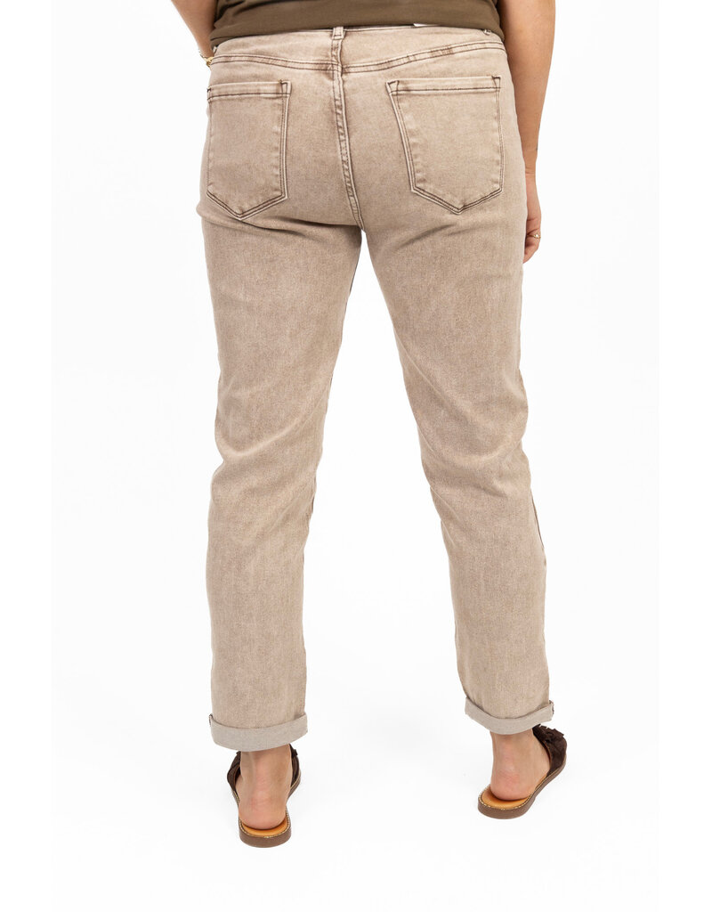 21Jewelz Washed mom jeans - beige