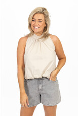 21Jewelz Balloon look haltertop - beige
