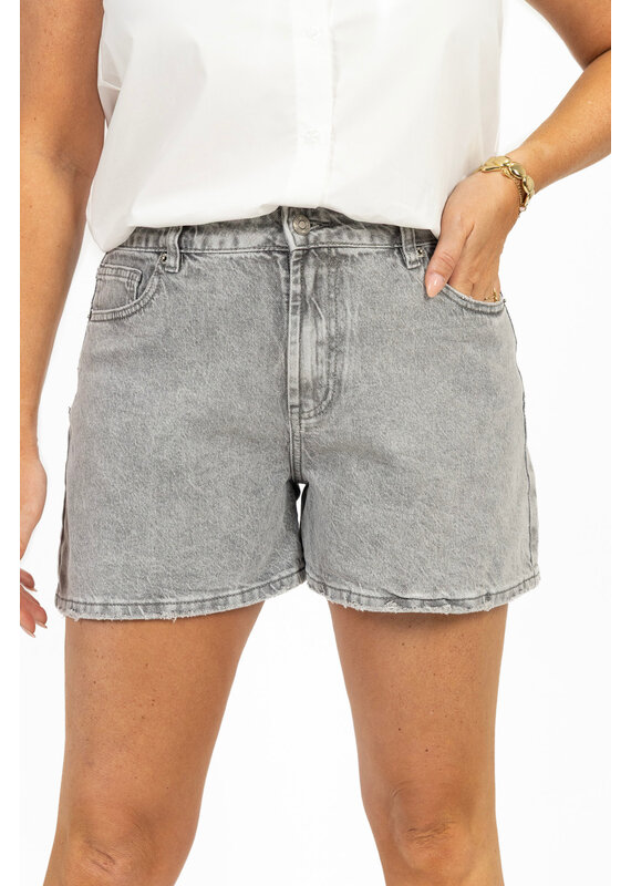 21Jewelz Jeans shortje - grijs