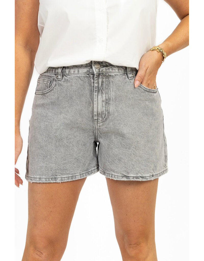 21Jewelz Jeans shortje - grijs