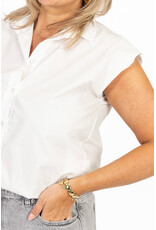 21Jewelz Basic mouwloos blousje - wit