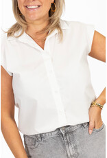 21Jewelz Basic mouwloos blousje - wit