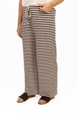 21Jewelz Gehaakte losvallende broek met strepen - bruin/beige