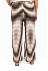 21Jewelz Gehaakte losvallende broek met strepen - bruin/beige