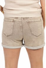 21Jewelz Jeans shortje met omgeslagen pijp - washed beige