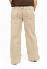 21Jewelz Washed wide leg jeans - beige