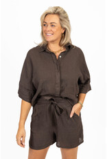 21Jewelz Linnenlook shortje - bruin