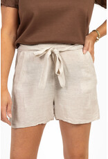 21Jewelz Linnenlook shortje - beige
