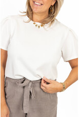 21Jewelz Sweatshirt met pofmouw - wit