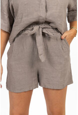 21Jewelz Linnenlook shortje - taupe