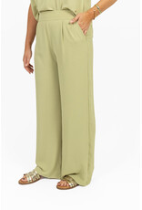 21Jewelz Losvallende pantalon met elastiek band - groen
